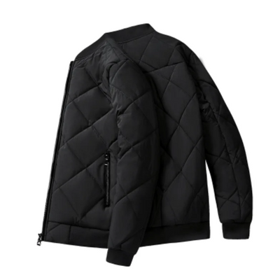 Brovian - Gewattierte Jacke Herren mit warmem Fleecefutter und Reißverschluss