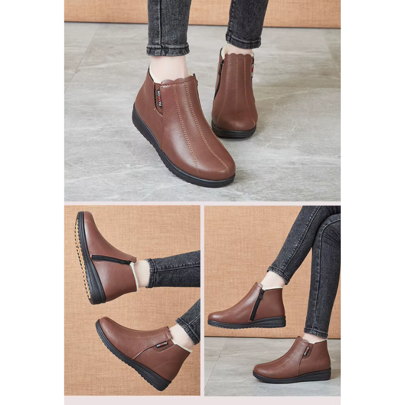 Frostia - Damen Winterstiefel mit Warmfutter und rutschfester Sohle