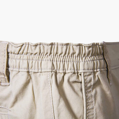 Herren Baumwollshorts mit Gummibund und Seitentaschen