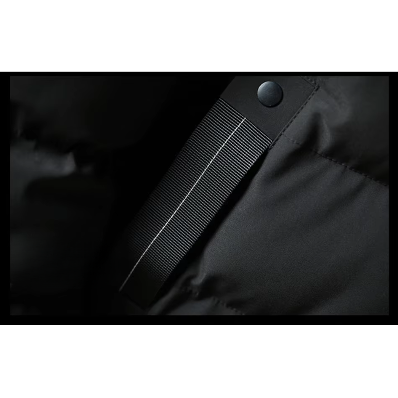 Trauwol - Langer Wintermantel Herren – Warmer Daunenparka mit Kapuze und Taschen