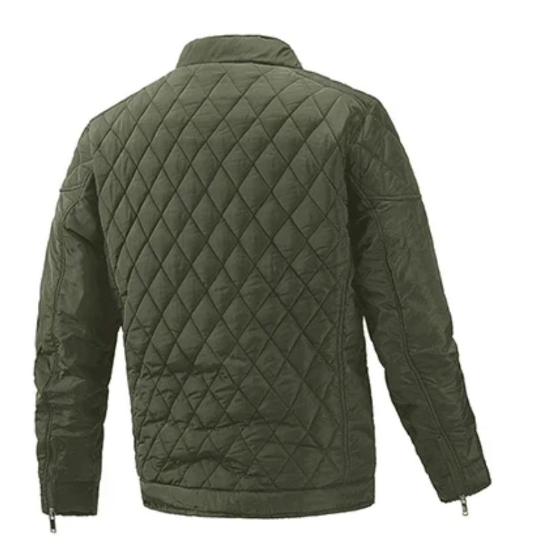 Marikon - Gewattierte Jacke Herren mit Reißverschluss und Stehkragen-Design