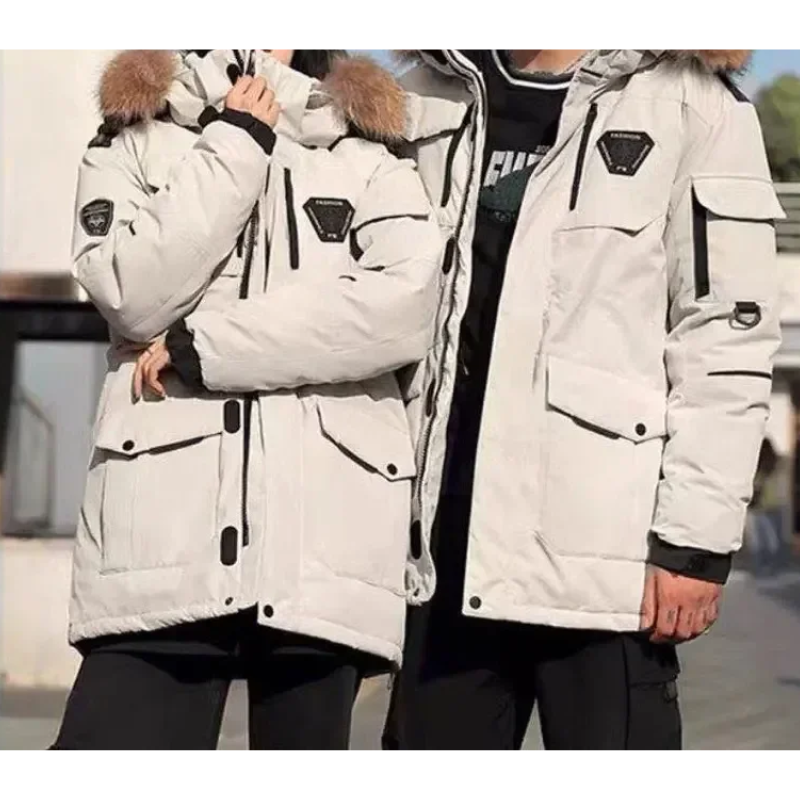 Schwarf - Parka Winterjacke Herren – Winddicht, Wetterfest, Outdoorjacke