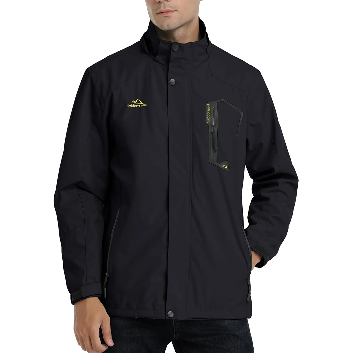 Arkturo - Wasserdichter Wintermantel Männer – Thermo Fleece, Winddicht, Outdoor