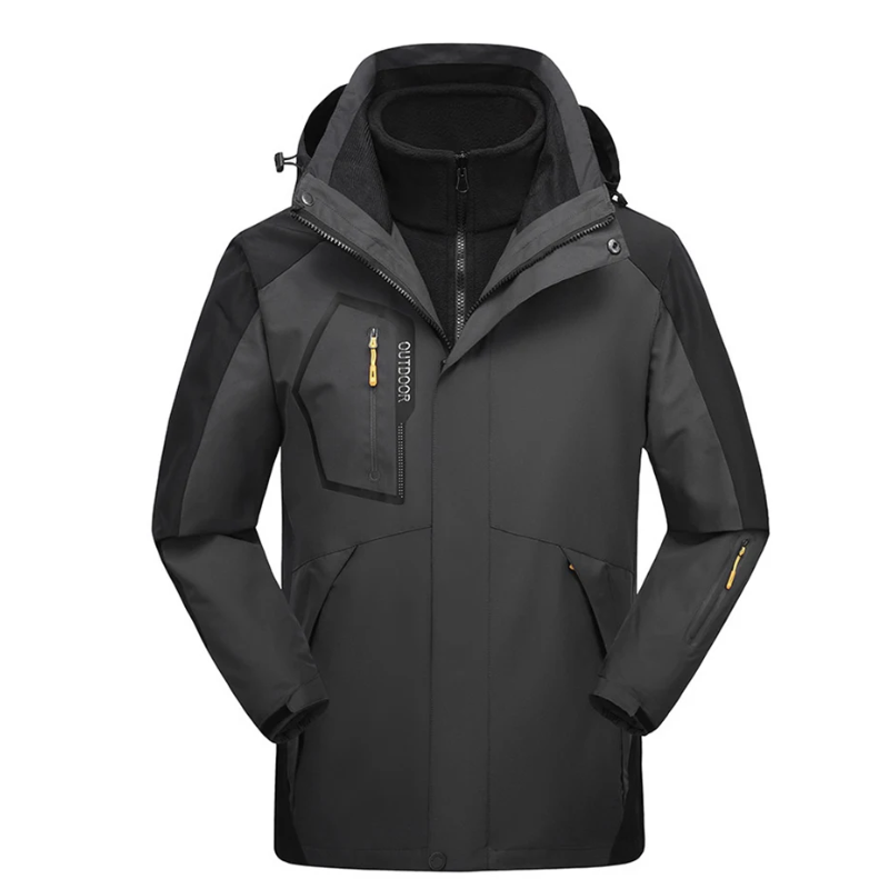 Hiverno - Wasserdichter Wintermantel Männer – Winddicht, Leicht, Outdoorjacke
