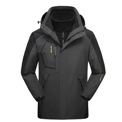 Hiverno - Wasserdichter Wintermantel Männer – Winddicht, Leicht, Outdoorjacke
