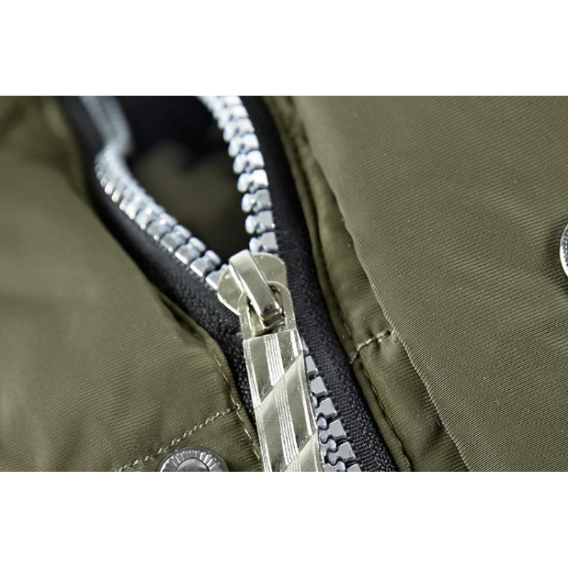 Nebrank - Parka Winterjacke Herren – Lang, Warm Gefüttert, Mit Kunstfellkapuze