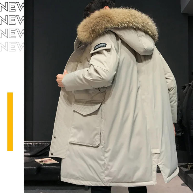 Trotman - Parka Winterjacke Herren – Warm, Wetterfest, Outdoorjacke