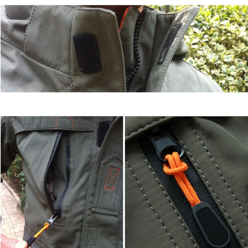 Lodenex - Wintermantel Männer, Winddichte Jacke mit Kapuze und Reißverschluss