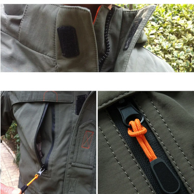 Lodenex - Wintermantel Männer, Winddichte Jacke mit Kapuze und Reißverschluss