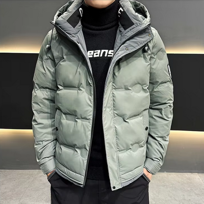 Kälteex - Daunenjacke Herren Warm Gefüttert Übergangsjacke Mit Reißverschluss