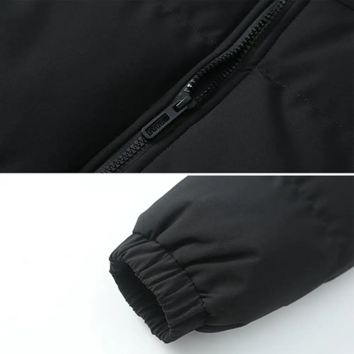 Mantler - Pufferjacke Herren Leicht Gefüttert Mit Kapuze Reißverschlussjacke