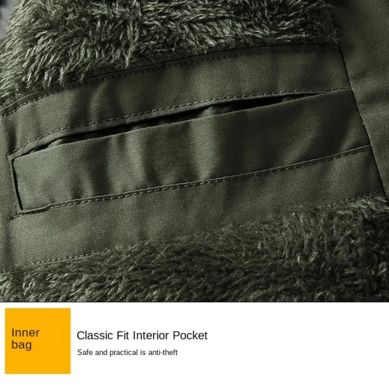 Starkal - Parka Winterjacke Herren – Fleece Gefüttert, Winddicht, Mit Kunstfellkapuze