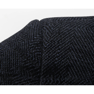 Herrmax - Langer Mantel Herren Stilvoller Wintermantel Mit Brusttasche und Revers