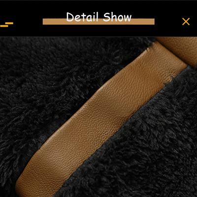 Nordrev - Lederjacke Herren mit Futter, Warme Winterjacke aus Echtleder