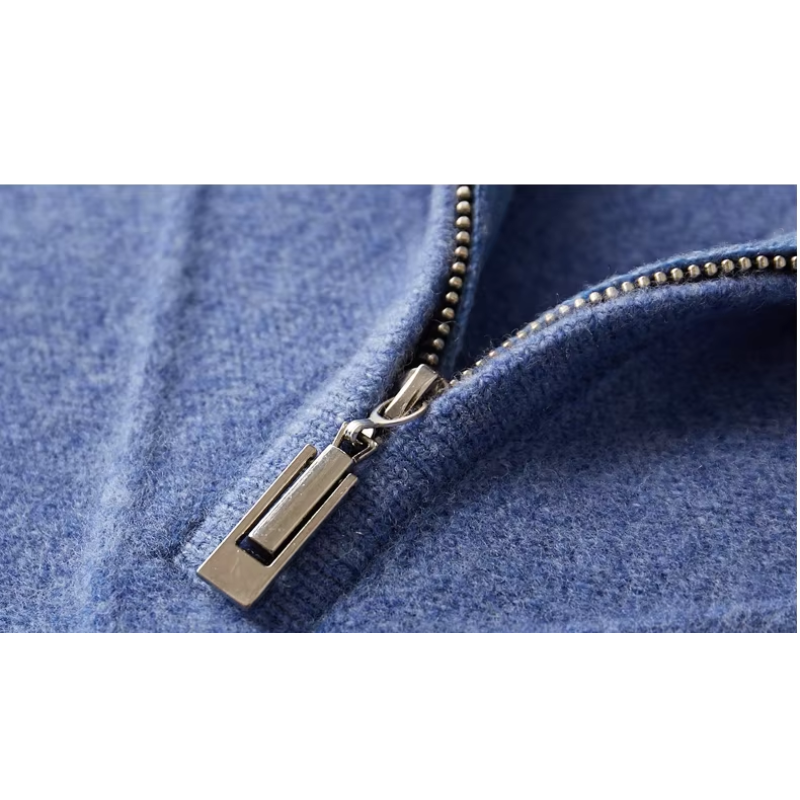 Ziptran - Hochwertiger Strickpullover mit Reißverschluss Herren – Ideal für Wintertage