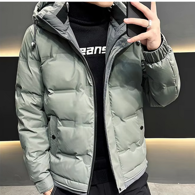 Kälteex - Daunenjacke Herren Warm Gefüttert Übergangsjacke Mit Reißverschluss