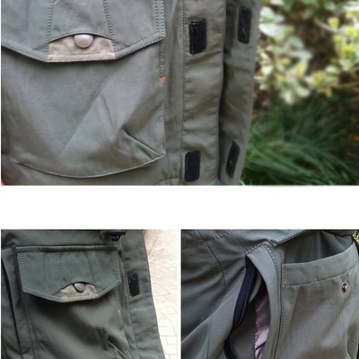 Lodenex - Wintermantel Männer, Winddichte Jacke mit Kapuze und Reißverschluss