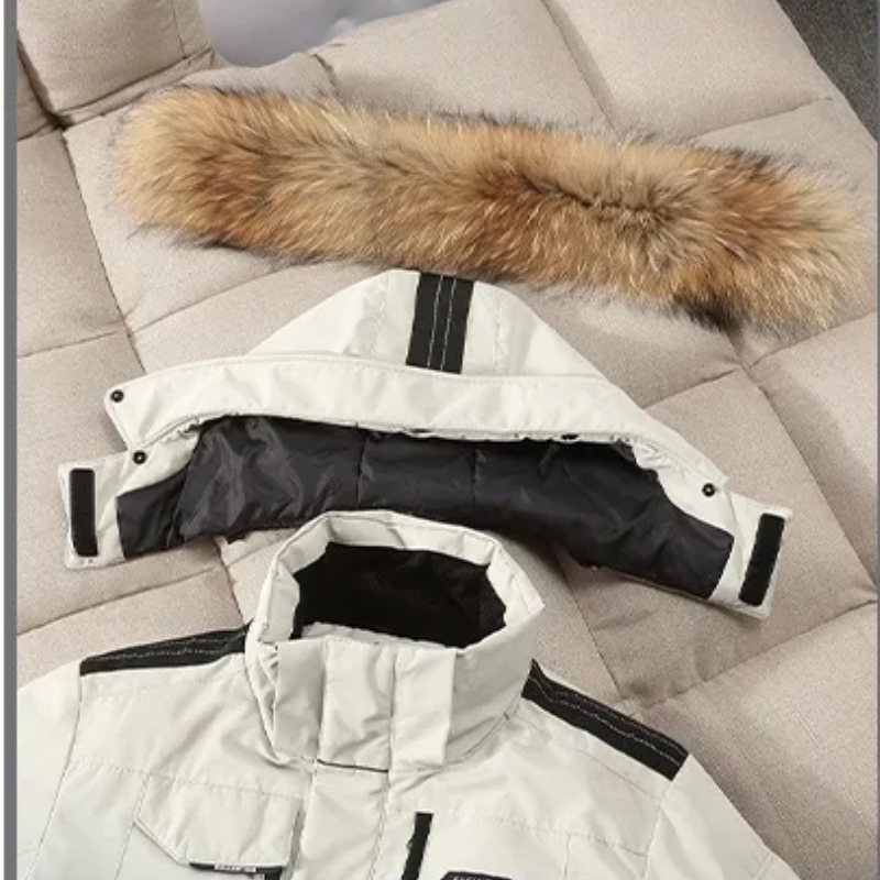 Sturmen - Parka Winterjacke Herren – Wetterfest, Fleece Innenfutter, Outdoorjacke