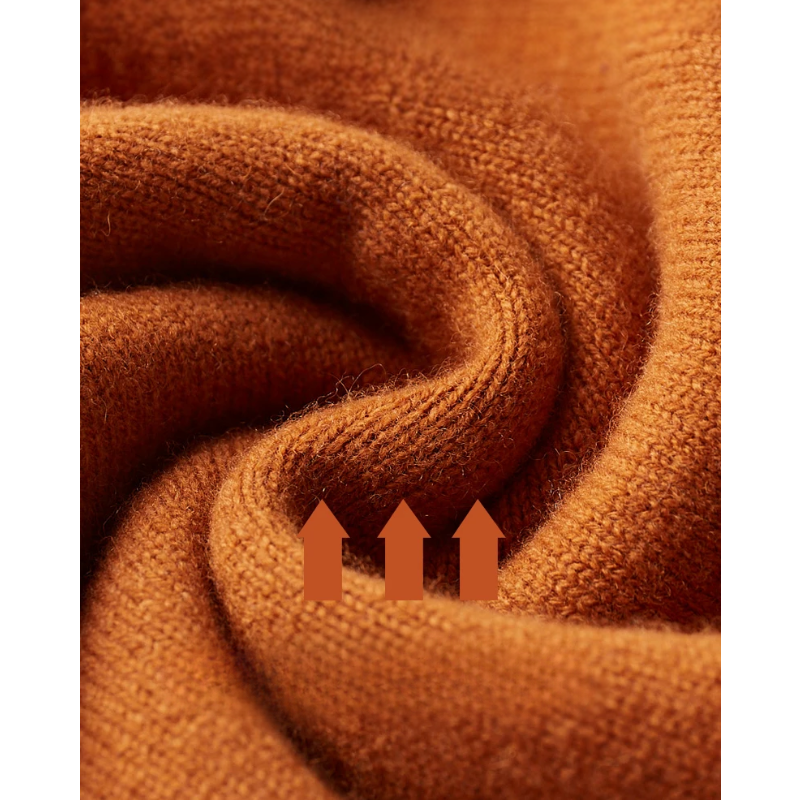 Feinlux - Wollpullover Herren – Weicher Pullover mit Strukturmuster