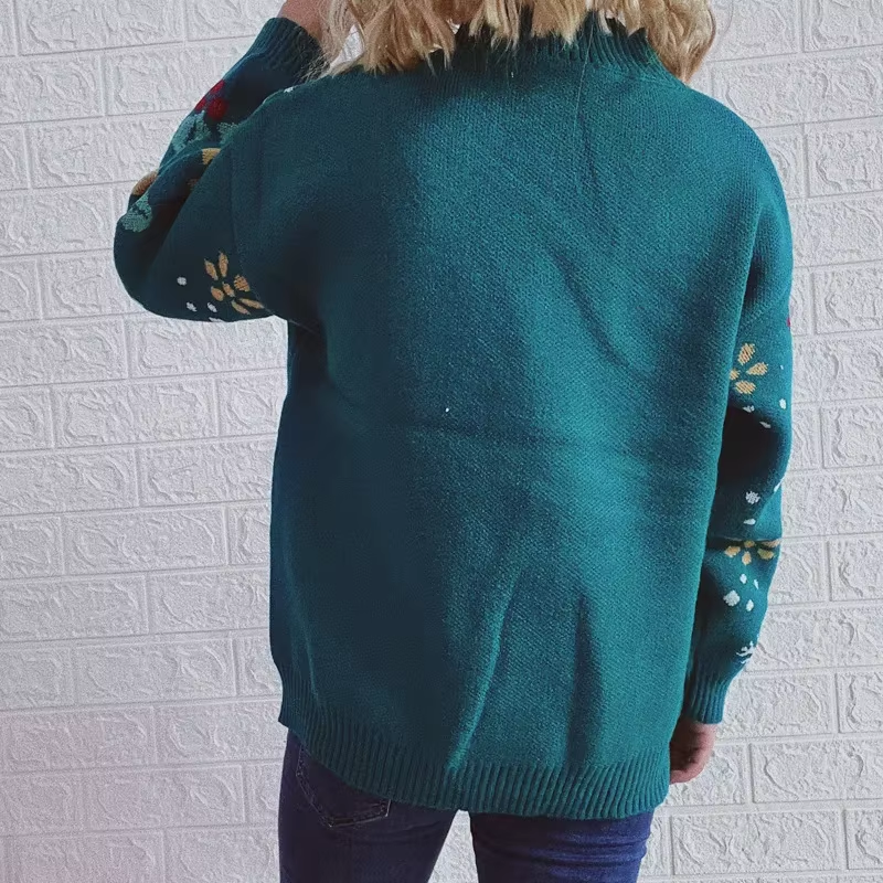 Kuschel - Weihnachtspullover – Bequem, Strick, Mit Weihnachtlichem Motiv