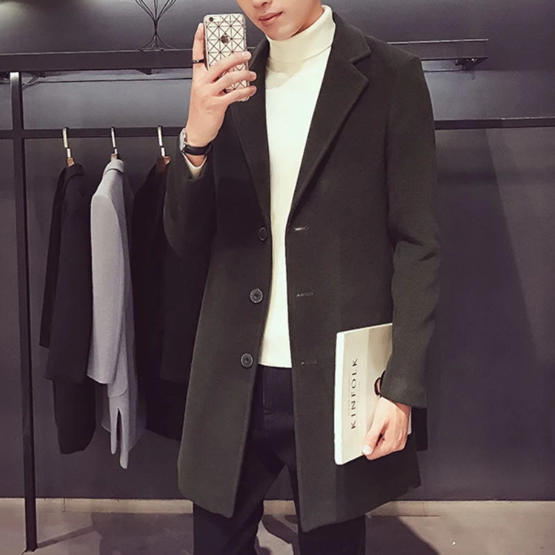 Sturmon - Mantel Jacke Herren – Eleganter Slim-Fit Blazer für Herbst und Winter