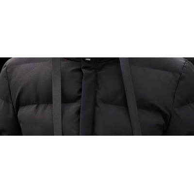 Zinntal - Langer Wintermantel Herren Warm Gefüttert Mit Kapuze Winddicht