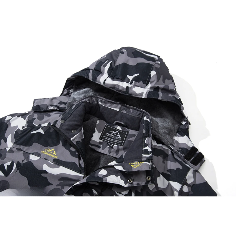 Wintrex - Wasserdichter Wintermantel Männer – Winddicht, Fleece Gefüttert, Outdoorjacke