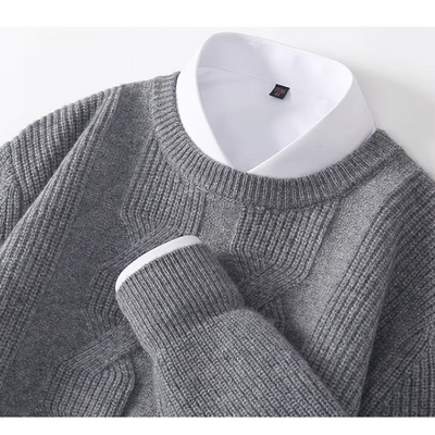 Alpmaxx - Wollpullover Herren – Klassischer Pullover für Alltag & Freizeit