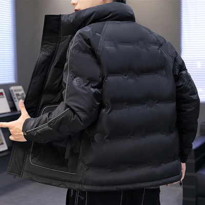 Wintexx - Daunenjacke Herren Warm Gefüttert Winddicht Mit Kapuze