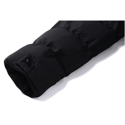 Eismund - Langer Wintermantel Herren Warm Gefüttert Mit Kapuze Winddicht