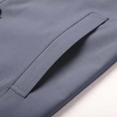 Winterx - Langer Mantel Herren Winterjacke Mit Knöpfen und Fleece-Innenfutter