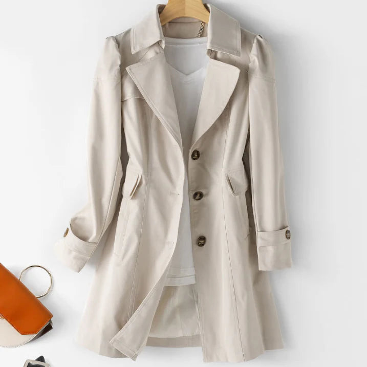 Damen Trenchcoat mit Kapuze | Winter