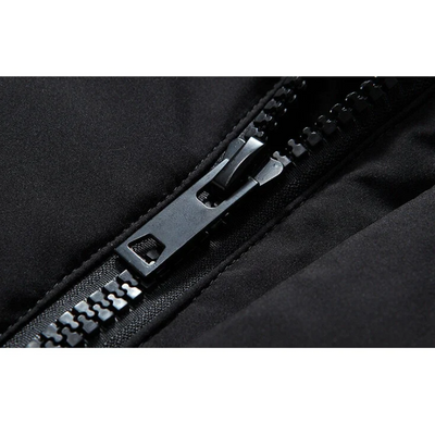 Herrtep - Pufferjacke Herren mit abnehmbarem Kunstfellkragen und Reißverschlusstaschen