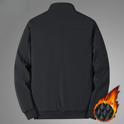 Norvion - Gewattierte Jacke Herren mit Reißverschluss und leichtem Futter für Herbst