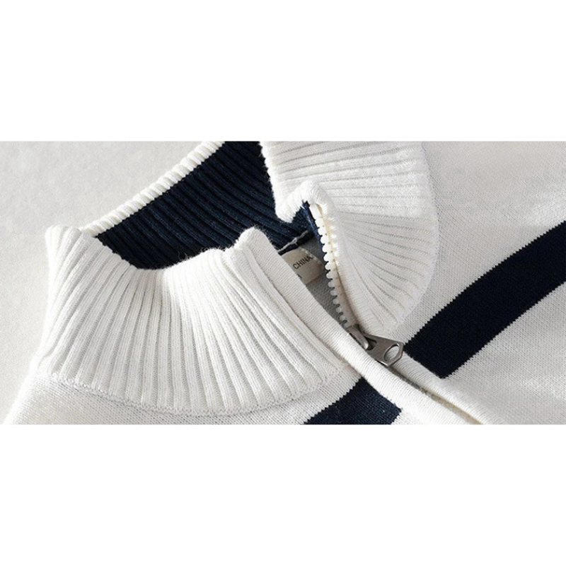 Starkus - Stilvoller Pullover mit Reißverschluss Herren – Ideal für Freizeit & Alltag