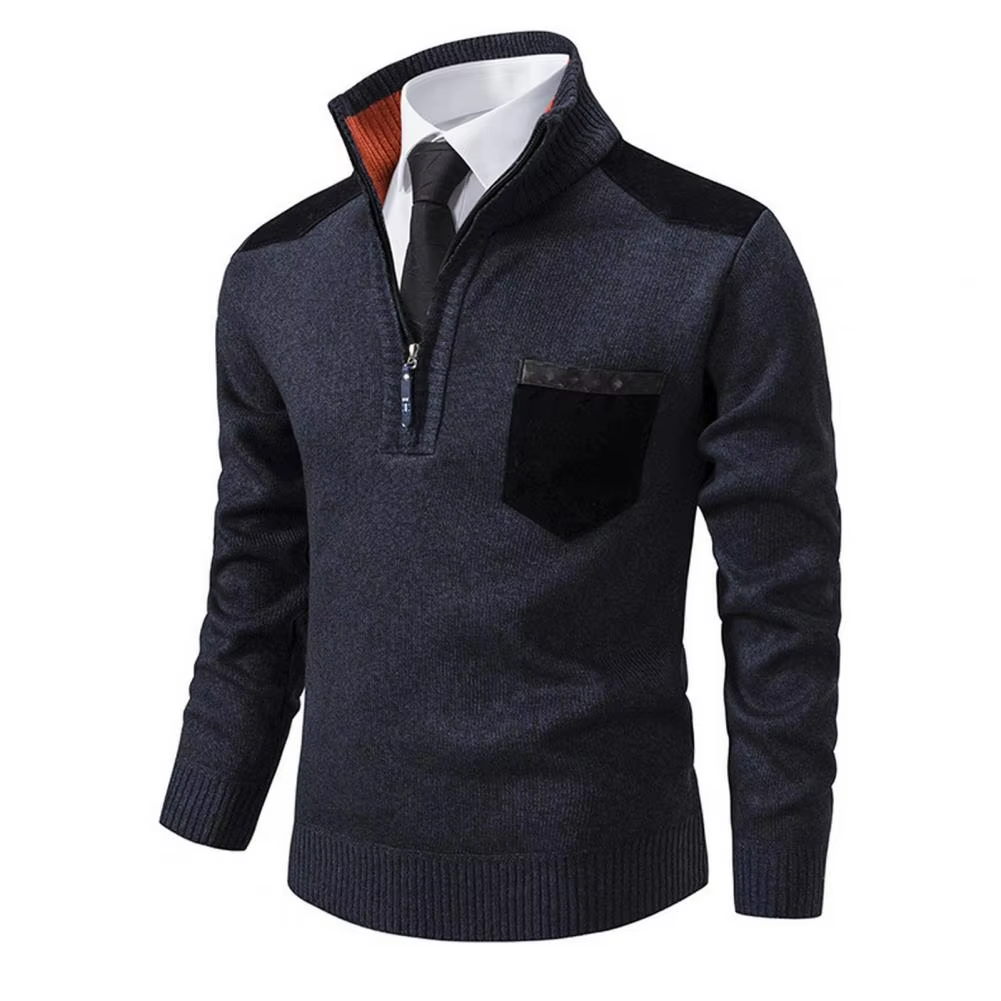 Nordman - Eleganter Pullover mit Reißverschluss Herren – Perfekt für Büro & Freizeit
