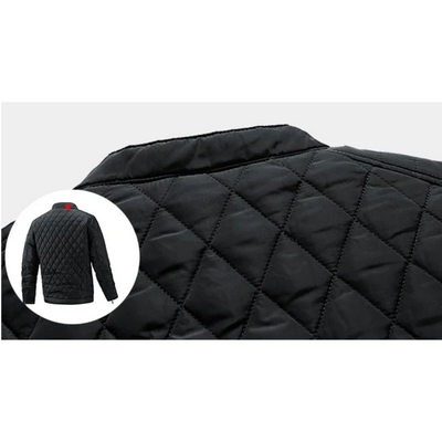 Marikon - Gewattierte Jacke Herren mit Reißverschluss und Stehkragen-Design