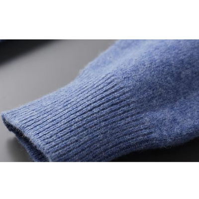 Ziptran - Hochwertiger Strickpullover mit Reißverschluss Herren – Ideal für Wintertage