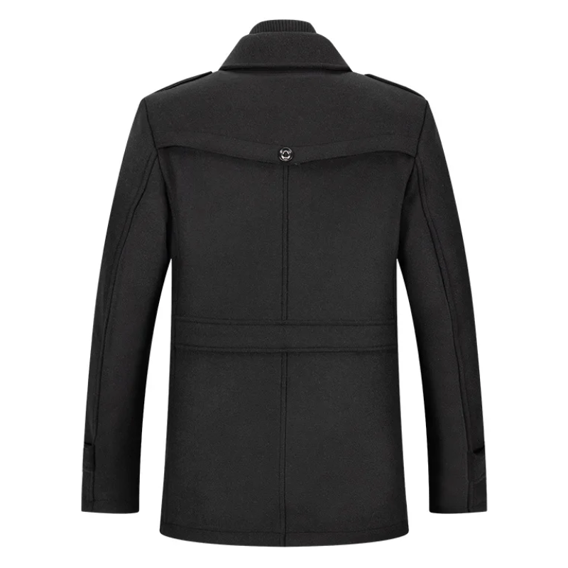 Ardwinz - Mantel Jacke Herren Stilvoller Wintermantel Lang Slim Fit