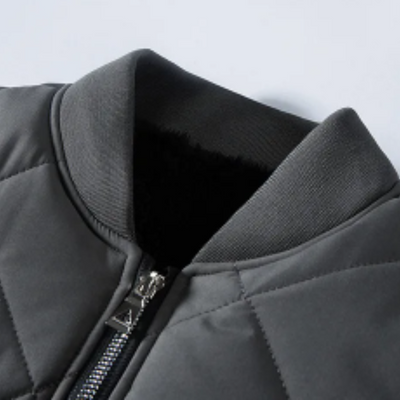 Brovian - Gewattierte Jacke Herren mit warmem Fleecefutter und Reißverschluss