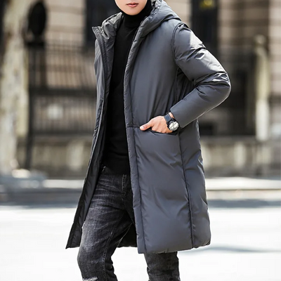 Windhof - Parka Winterjacke Herren – Lang, Winddicht, Mit Kapuze