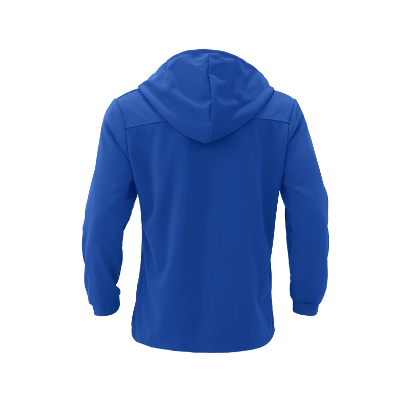 Edelman - Mantel Jacke Herren – Langer Hoodie-Mantel mit Doppelreiher-Knöpfen