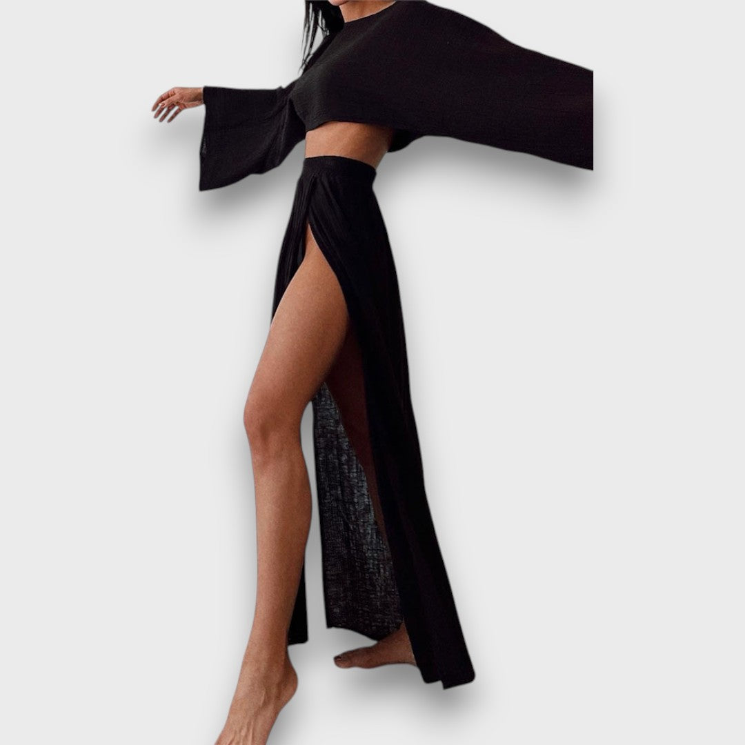 Elise – Lockeres Leinen-Set