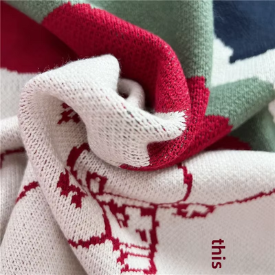 Wolzwei - Weihnachtspullover für Damen, Strickpullover mit festlichem Weinglas-Motiv