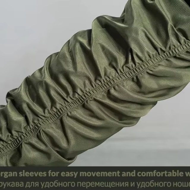 Mantlog - Wintermantel Männer mit Kapuze, Wasser- und winddichte Outdoor-Jacke