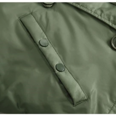 Wandorm - Wintermantel Männer mit Fleece-Futter, Outdoor-Jacke mit Kapuze und Taschen