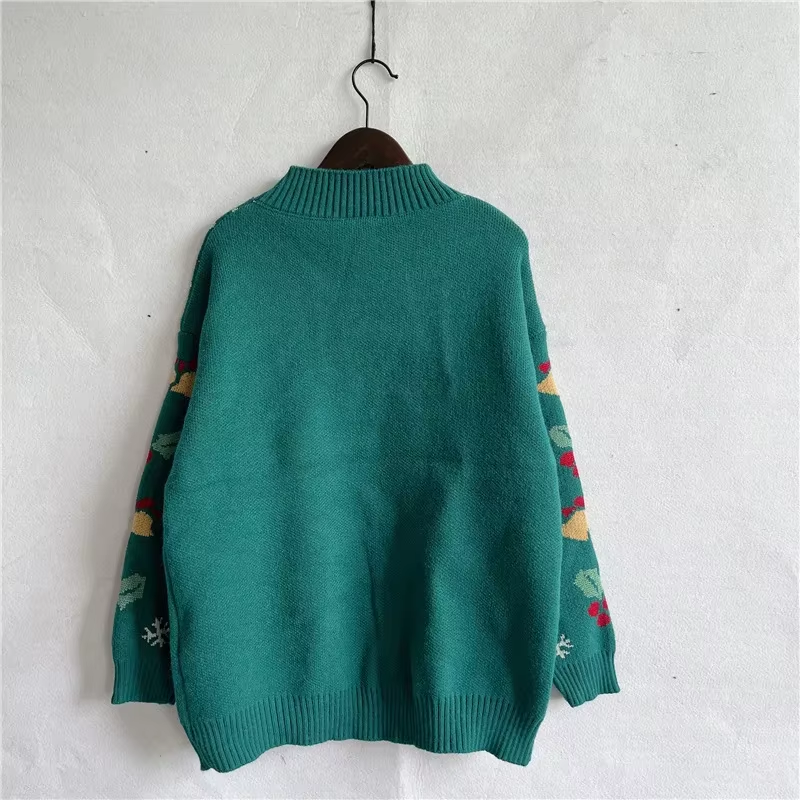 Kuschel - Weihnachtspullover – Bequem, Strick, Mit Weihnachtlichem Motiv