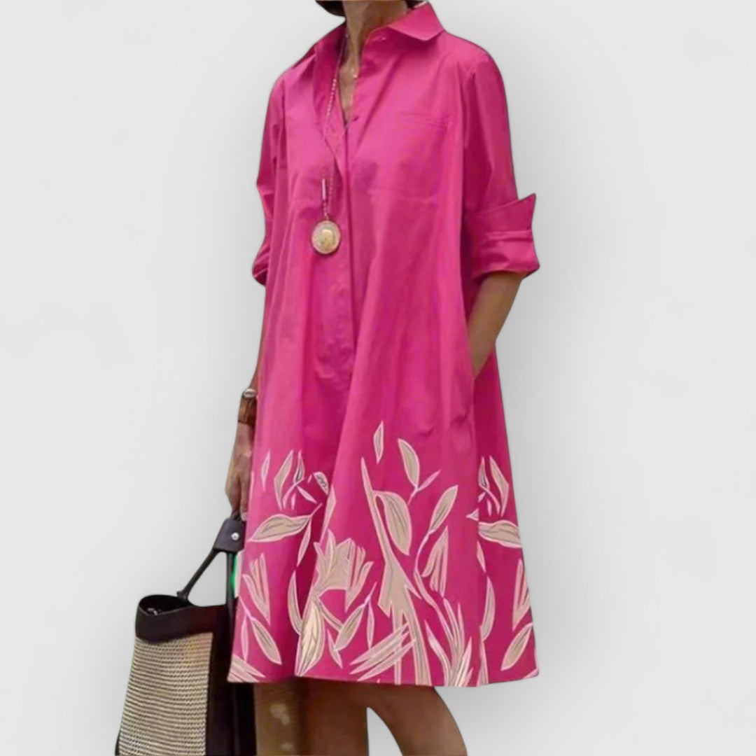 Patricia | Rosa Elegantes Kleid