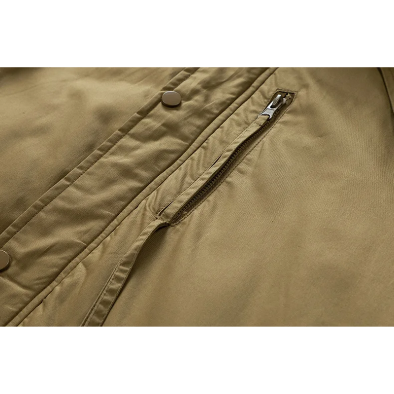 Frostam - Parka Winterjacke Herren – Warm, Wetterfest, Outdoorjacke