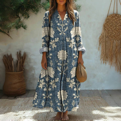 Marjan – Vintage-Blumenkleid mit romantischem Flair